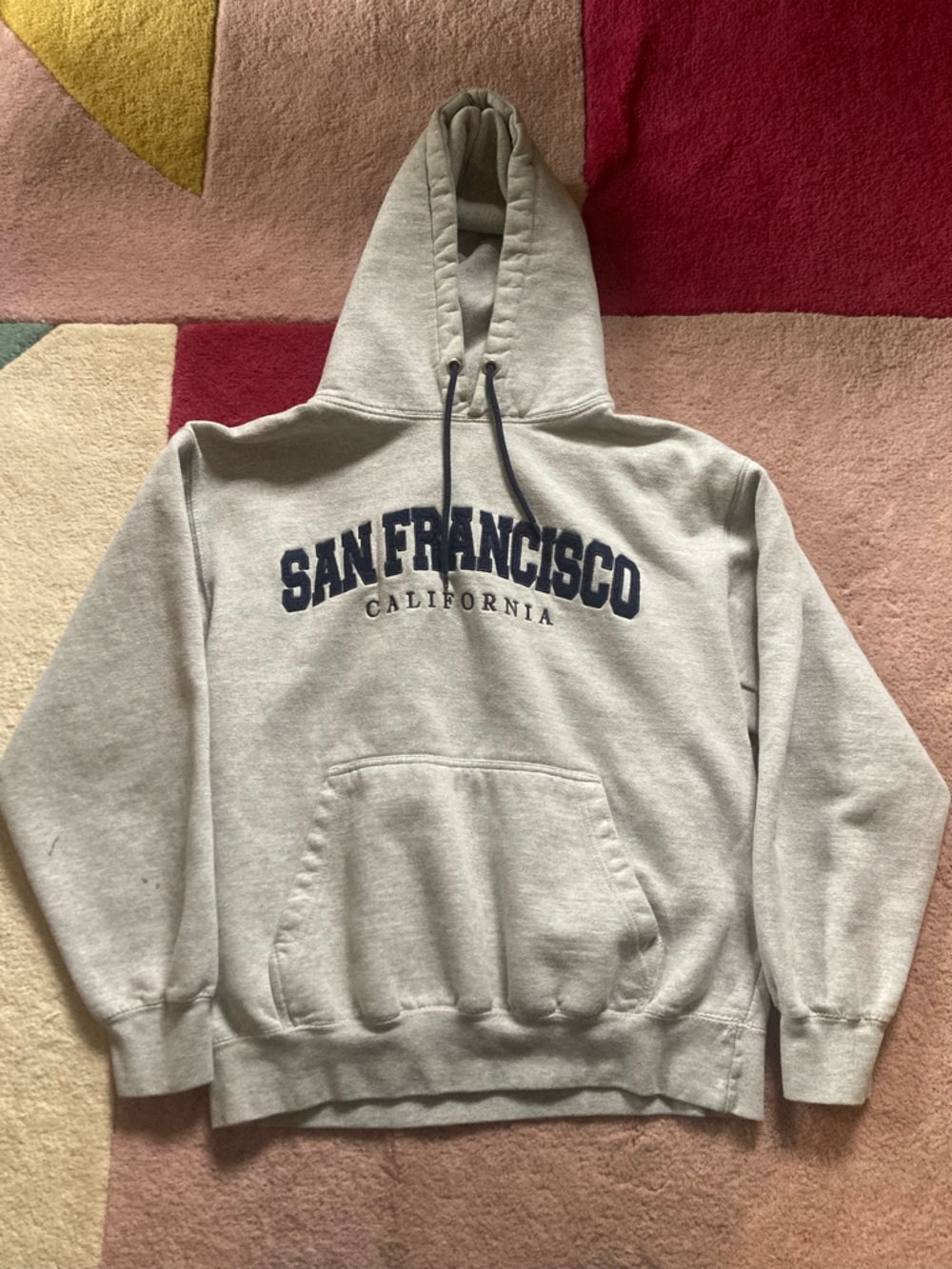 Grey 'San Francisco' Hooded Sweatshirt for Women